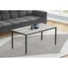 Coffee Table, Accent, Cocktail, Rectangular, Living Room, 40"L, Metal, Laminate, Contemporary, Modern - 40"L x 20"W x 18"H