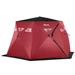 Outsunny 4 Person Tent w/ Carry Bag Fiberglass in Red | 70.75 H x 76.75 W x 70.75 D in | Wayfair AB1-013V00RD