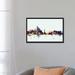 East Urban Home New York City, New York, USA I On Blue by Michael Tompsett - Gallery Wall Print on Canvas Metal in Black/Gray/White | Wayfair