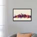 East Urban Home Skyline Series: New York City, New York, USA II Graphic Art on Wrapped Canvas in Beige, in Black/Pink/White | 8 H x 12 W in | Wayfair