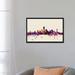East Urban Home Skyline Series: Dallas, Texas, USA on Beige Painting Print on Wrapped Canvas Canvas/Metal in Black/Gray/White | Wayfair