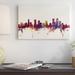 East Urban Home Skyline Series: Denver, Colorado, USA on Beige Painting Print on Wrapped Canvas Canvas | 8 H x 12 W in | Wayfair USSC7937 33592419