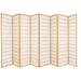 Red Barrel Studio® Niemann 5.9ft Room Divider Shoji Style Wood in White/Brown | 71 H x 140 W in | Wayfair F75BFC1E9D124BD4A92CB95CF6717CA8