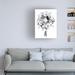 Red Barrel Studio® Grace Popp "Gathered I" Canvas Art Canvas, Wood in White/Black | 47 H x 35 W x 2 D in | Wayfair 361995B36BB74129B74EFC4CDF1ECF37