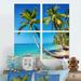 Rosecliff Heights Tropical Beach Thailand - Landscape Canvas Wall Art Print 4 Piece Set Canvas in Blue/Green | 32 H x 32 W x 1 D in | Wayfair