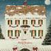 The Holiday Aisle® Merry Lil House Sq Merry Christmas by David Carter Brown - Wrapped Canvas Print Canvas | 20 H x 20 W x 1.25 D in | Wayfair