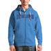 Men's Antigua Light Blue Toronto Jays Team Logo Victory Full-Zip Hoodie