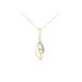 Women's Gold Round Cut Diamond Cascade Pendant Necklace by Haus of Brilliance in Gold Silver