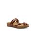 Women's Tiogo Strappy Slide Sandal by Eastland in Tan (Size 8 M)