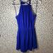 American Eagle Outfitters Dresses | American Eagle Blue Halter Dress | Color: Blue | Size: M