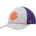 Men's '47 Gray/Purple Clemson Tigers Harbinger Trophy Flex Hat