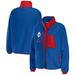 Women's WEAR by Erin Andrews Royal Buffalo Bills Polar Fleece Raglan Full-Snap Jacket