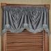 Chamberly Empire Valance 110 x 28, 110 x 28, Dark Gray