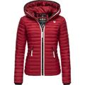 Steppjacke NAVAHOO "Kimuk Prc" Gr. M (38), rot (blutrot) Damen Jacken Kurze