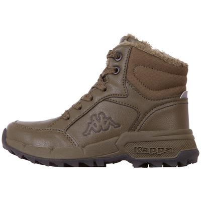 Winterboots KAPPA, Gr. 37, schwarz (army, schwarz), Synthetik, mehrfarbig, sportlich, Schuhe, - mit praktischem Reißverschluss auf der Innenseite