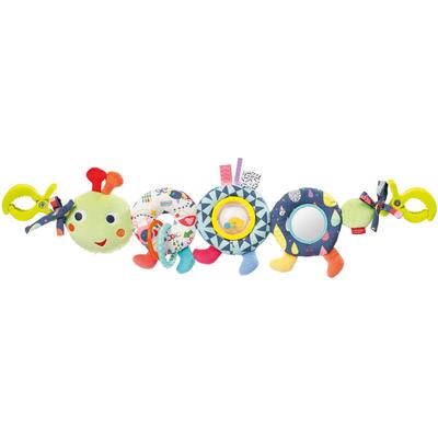 Kinderwagenkette FEHN "COLOR Friends, Raupe", bunt, Greifspielzeug, KinderL:50cm, L:50cm