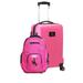 MOJO Pink Wyoming Cowboys Personalized Deluxe 2-Piece Backpack & Carry-On Set