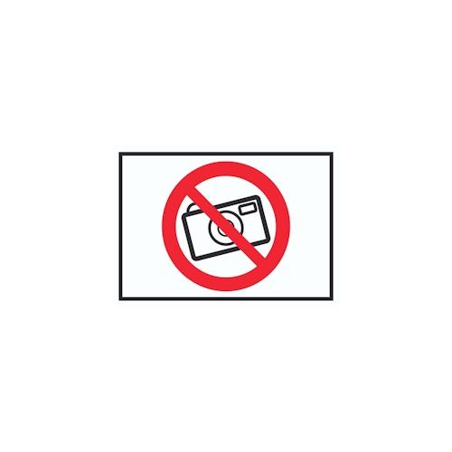 Fotografieren Verboten Symbol Schild Keine Photos A1 (594x841mm)