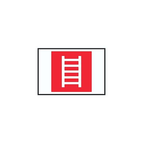 Leiter Symbol Schild A2 Rückseite selbstklebend