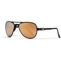 Gatorz Skyhook Sunglasses Black Frame Rose Polarized w/Gold Mirror Lens GZ-09-026