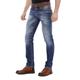 Slim-fit-Jeans CIPO & BAXX Gr. 38, Länge 34, blau Herren Jeans Slim Fit