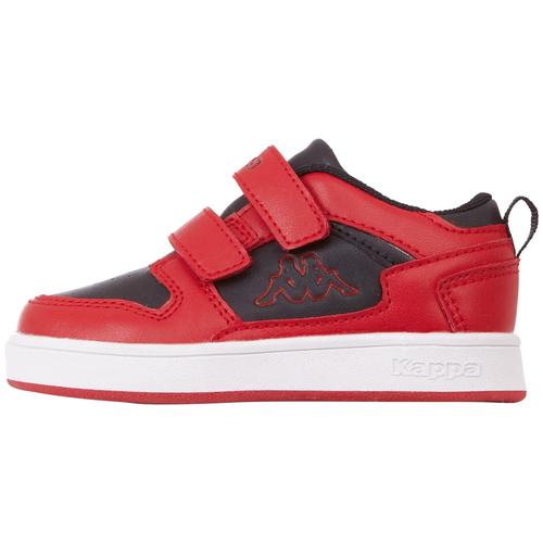 Sneaker KAPPA Gr. 24, rot (red, black) Kinder Schuhe Sneaker in kinderfußgerechter Passform