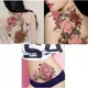 Autocollants de tatouage temporaire imperméables pour femmes fleur de pivoine papillon sexy art