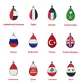 Pendentif brodé de drapeau du monde pour les émirats saoudiens la turquie le Qatar le arabie