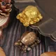 Ornements en résine de tortue d'argent ornements de tortue de dragon de cuivre petits animaux