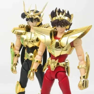 Figurine de Saint Seiya en tissu animé japonais jouet d'armure en métal EX tête de chevalier du