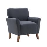 Porthos Home Inia Accent Chair, Fabric, Flared Armrests, Wooden Legs