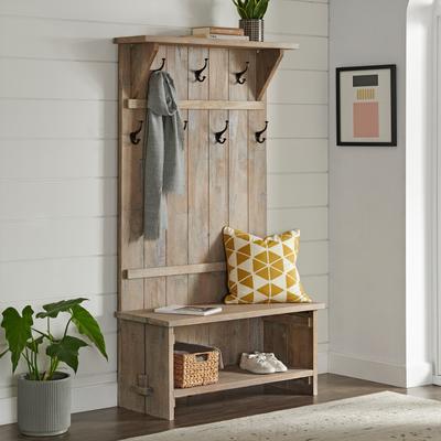 Castleton Mango Wood 70"H Hall Tree