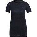 ADIDAS Damen FAST AOP TEE, Größe S in Schwarz