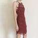 Free People Dresses | Free People She’s Got It Slip Lace Bodycon Rust | Color: Orange/Red | Size: Xs