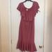 Lularoe Dresses | 2xl Lularoe Cici Dress Dd22 1558 | Color: Pink/Red | Size: 2x