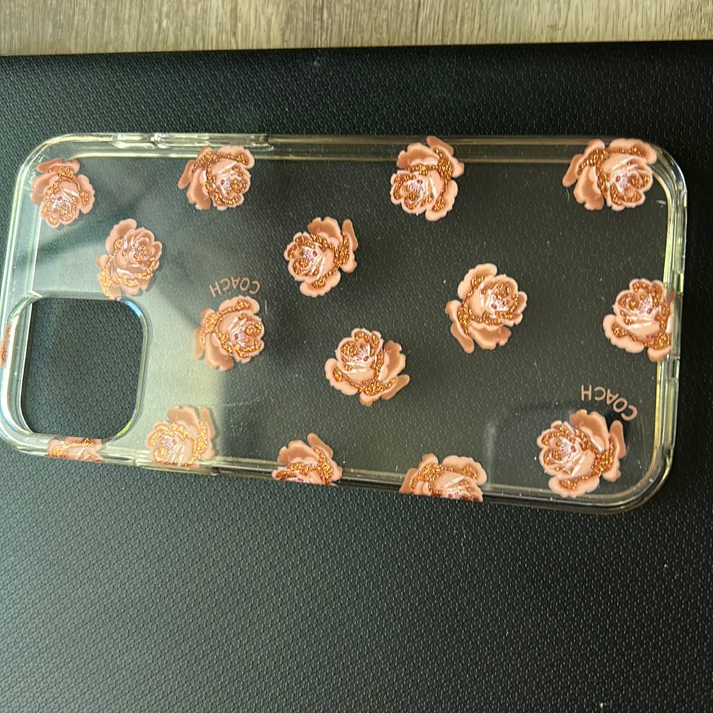 Coach Cell Phones & Accessories | Coach Cell Phone Case For Iphone 12 | Color: Pink/White | Size: Os