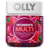 OLLY The Perfect Women's Multi - with Folic Acid, Biotin, and Vitamins A, C, D, E, Bs - 90 Gummies | 45 Servings | Flavor: Blissful Berry