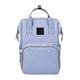 Boodtag Mummy Nappy Changing Backpacks Multi-Pocket Large Capacity Baby Travel Diaper Bag Pram Organisers (25 * 16 * 40cm, Light Purple)