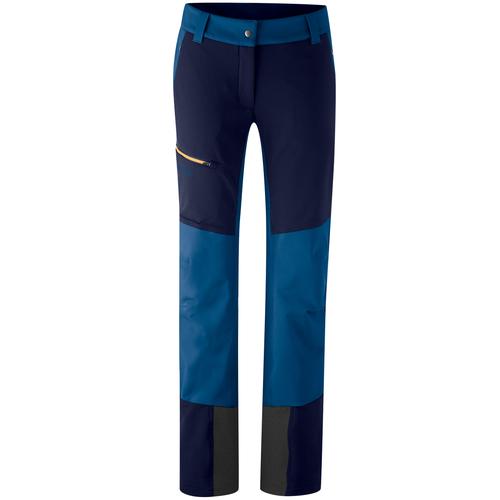 „Funktionshose MAIER SPORTS „“Ofot Hyb W““ Gr. 38, Normalgrößen, blau (nachtblau) Damen Hosen Funktionshosen funktionale und atmungsaktive Hybrid-Hose für“