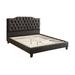Red Barrel Studio® Naerdogan Platform Bed Upholstered/Faux leather in White | 47 H x 60 W x 80 D in | Wayfair E467A00D69234BB68B842B337CF1F601