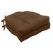 Ebern Designs Chair Pad Outdoor Cushion Polyester in Brown | 3 H x 15 W x 3 D in | Wayfair F8CF1232D7E648498A9D7D9849C44B6D