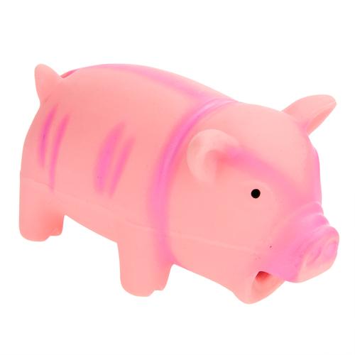Hundespielzeug Latex-Schwein mit Stimme - 1 Stück (ca. 15 cm)