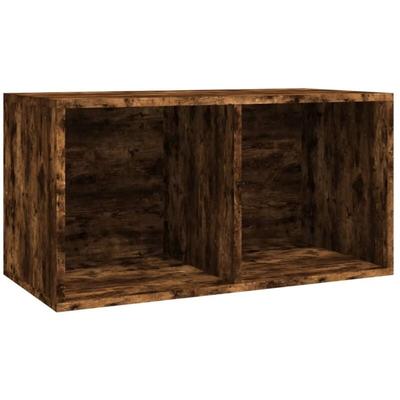 Bonnevie - Schallplatten-Box Räuchereiche 71x34x36 cm Holzwerkstoff vidaXL462107