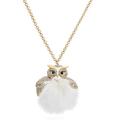 Kate Spade Jewelry | Kate Spade Star Bright Furry Owl Statement Necklace | Color: Gold/White | Size: Os