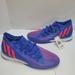 Adidas Shoes | New Adidas Predator Edge .3 Indoor Soccer Football Shoes Blue Men's 11.5 Gx0021 | Color: Blue/Red | Size: 11.5