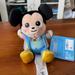 Disney Toys | Disney Parks Wishable Plush Mickey 50th Anniversary | Color: Blue/Silver | Size: 4”