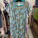 Lularoe Dresses | Lularoe Mae Dress. | Color: Blue/Gray | Size: 12g