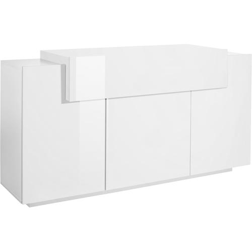 „Sideboard TECNOS „“Coro““ Sideboards Gr. B/H/T: 160 cm x 85,6 cm x 45 cm, weiß (weiß, hochglanz) Sideboards Breite ca. 160 cm“