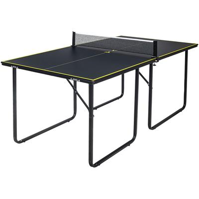 Tischtennisplatte JOOLA "JOOLA Tischtennisplatte Midsize dark-grey", grün (dunkelgrau, limette), TischtennisplattenB:84cm H:76cm L:168cm, B:84cm H:76cm L:168cm