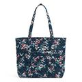 Vera Bradley Women's Vera Tote Bag Handbag, Rose Toile-Recycled Cotton, One Size